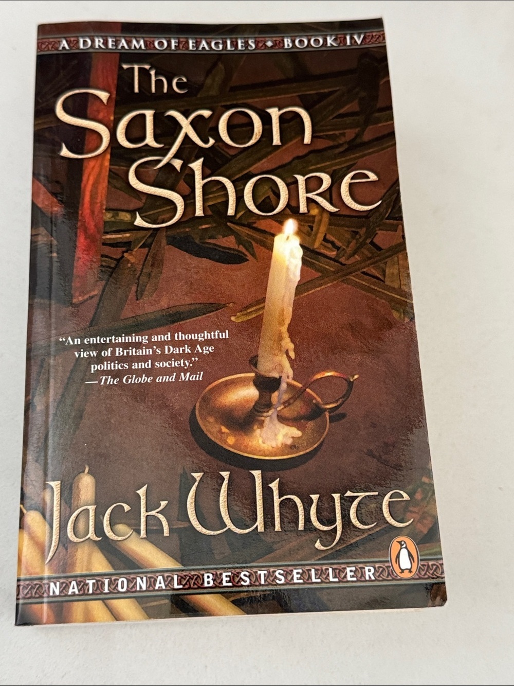 The Saxon Shore by Jack Whyte - softcover paperback Book